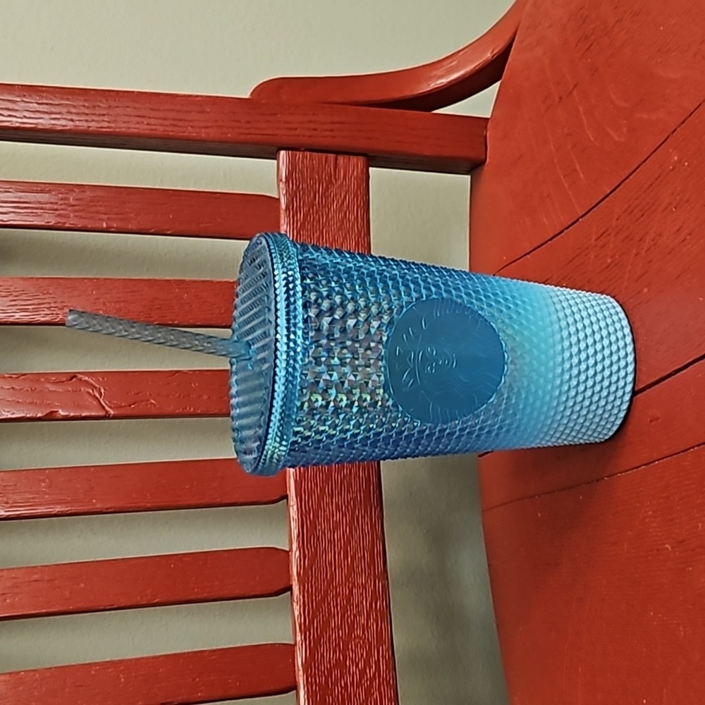 🎉HPx2🎉 Starbucks Blue Ombre Studded Cup